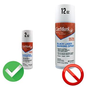 CerMark Ultra Laser Marking Aerosol, 2oz