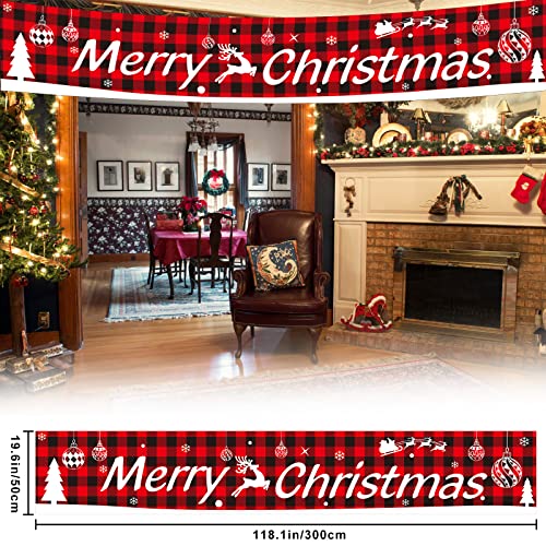 Merry Christmas Banner Christmas Decorations Merry Christmas Yard Sign Decor for Home Indoor Outdoor Party Decor Supplies