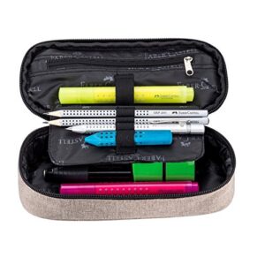 Faber-Castell 573075 Grip Pencil Case Polyester Grey