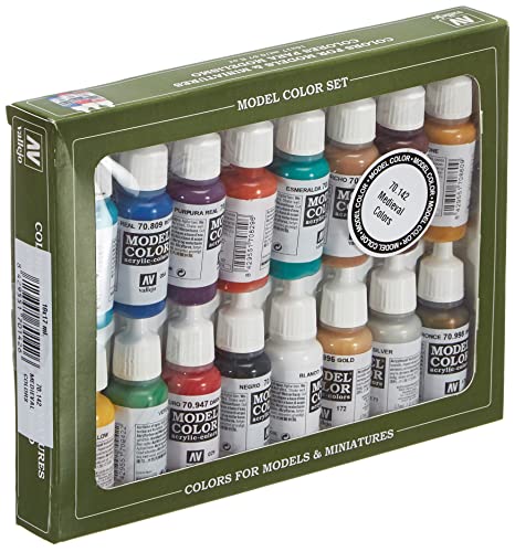 Vallejo Medieval Colors Paint Set, 17ml