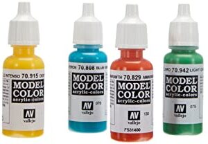 Vallejo Medieval Colors Paint Set, 17ml