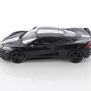 2020 Chevy Corvette Stingray Z51 Coupe, Black - Maisto 31527BK - 1/24 Scale Diecast Model Toy Car