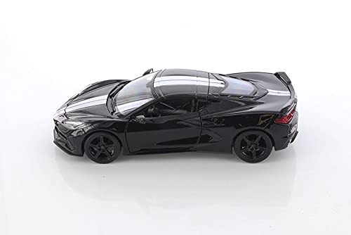 2020 Chevy Corvette Stingray Z51 Coupe, Black - Maisto 31527BK - 1/24 Scale Diecast Model Toy Car