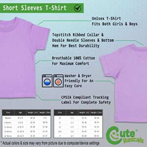 Custom Toddler T-Shirt Easter Bunny Chicken Bike Cotton Boy & Girl Clothes Funny Graphic Tee Lavender Design Only 18 Months