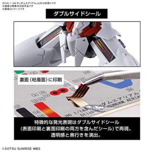 BANDAI NAMCO Entertainment HG 1/144 Mobile Suit Gundam The Witch from Mercury Aerial Gundam Model Kit, White (2593849)