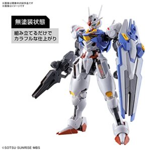 BANDAI NAMCO Entertainment HG 1/144 Mobile Suit Gundam The Witch from Mercury Aerial Gundam Model Kit, White (2593849)