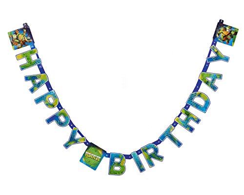 Teenage Mutant Ninja Turtles Birthday Party Banner, Party Supplies