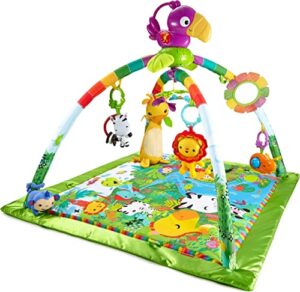 fisher-price tiny take-alongs gift set, 6 activity toys for baby to rattle and teethe