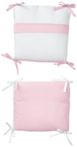 baby doll bedding junior rocking chair cushion pad set for child/toddler rocker, pink