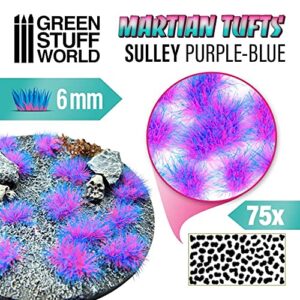green stuff world martian fluorescent modeling tufts – sully purple-blue 10685