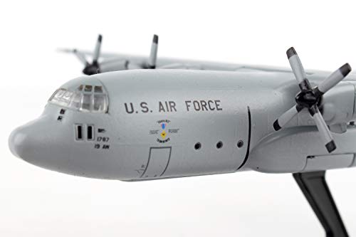 Daron Worldwide Trading Postage Stamp USAF C-130 1/200 Spare 617 Airplane Model, White