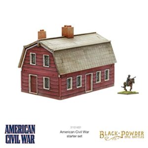 WarLord Black Powder Epic Battles American Civil War Starter Set Military Table Top Wargaming Plastic Model Kit 311514001 , Green