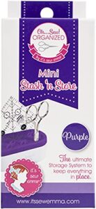 it’s sew emma stash n store storage container, purple