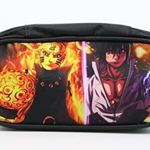 MU Model Japanese Anime Pencil Case - Multifunction PU Leather Pencil Case with Zipper Closure - Carrying Case for School Supplies Office Stuff