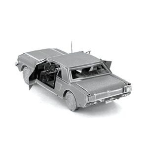 Fascinations Metal Earth 1965 Ford Mustang 3D Metal Model Kit Bundle with Tweezers