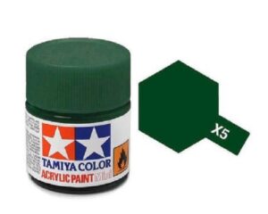tamiya models x-5 mini acrylic paint, green