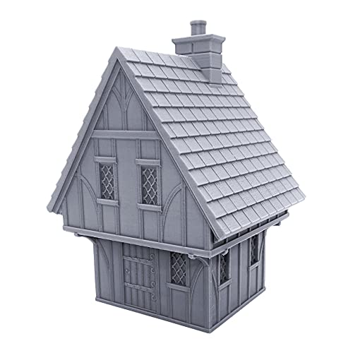 EnderToys Cottage Bundle, Terrain Scenery for Tabletop 28mm Miniatures Wargame, 3D Printed and Paintable