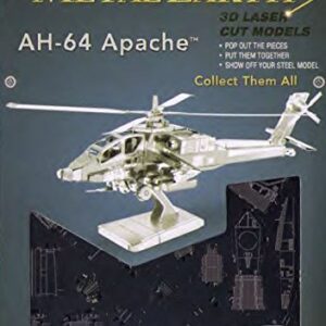 Metal Earth AH-64 Apache 3D Metal Model Kit Fascinations