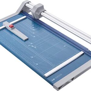 Dahle 552 Professional Rotary Trimmer, 20" Cut Length, 20 Sheet Capacity, Self-Sharpening, Dual Guide Bar, Automatic Clamp, German Engineered Paper Cutter