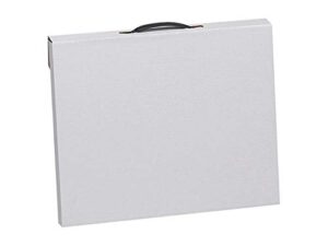 flipside art portfolio storage case, corrugated, 20 x 26 inches, white