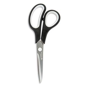 Blue Summit Supplies Titanium Scissors, 8 Inch Multi Purpose Scissors with Comfort Grip, Sharp Nonstick Scissors for Home, Office, or Craft Use, Black, 12 Pack