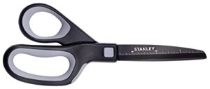 stanley scissors piranha 8″ premium scissor, gray (sci8tins),1pk