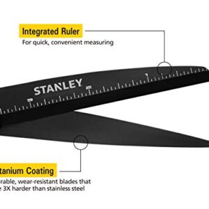 Stanley Scissors Piranha 8" Premium Scissor, Gray (SCI8TINS),1pk