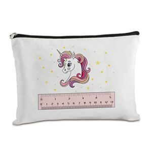 unicorn pencil bags with zipper makeup bag travel cosmetic bag unicorn pencil case pencil pouch for girls unicorn lover for birthday christmas graduation thanksgiving gifts
