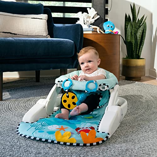 Baby Einstein Sea of Support 2-in-1 Sit-Up Floor Seat, with Removable Tray and Toys