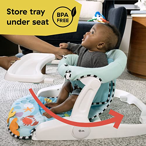 Baby Einstein Sea of Support 2-in-1 Sit-Up Floor Seat, with Removable Tray and Toys