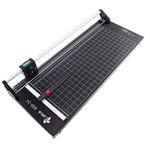 CALCA 24 Inch Precision Rotary Paper Cutter Paper Trimmer 24 inch Manual Sharp Photo Paper Trimmer and Cutters