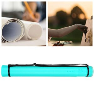 Poster Tube, Drawing Storage Tube, with Strap PE Moisture-Proof Waterproof for Posters Maps Artworks Documents(Green)