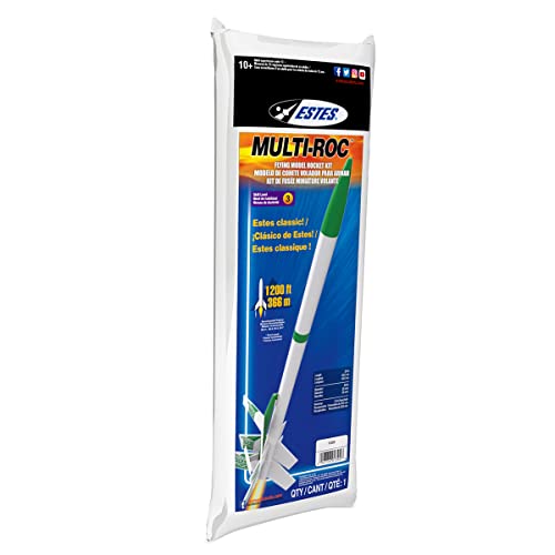 Estes 1329 Multi-ROC Flying Model Rocket Kit | Multistage Booster Rocket with Glider | Expert Level Build