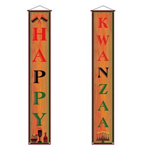 sunwer kwanzaa decoration,happy kwanzaa banner,african heritage holiday party celebration decor for home office