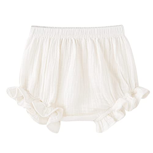 Enfants Chéris Baby Shorts Toddler Underwear Girls Diaper Cover White 3T