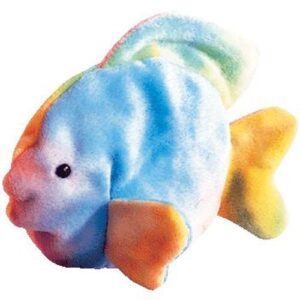 ty beanie baby – coral the ty-dyed fish (4th gen hang tag) (6 inch) – mwmts ^g#fbhre-h4 8rdsf-tg1381456