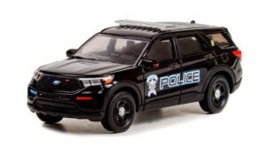 greenlight 30350 hot pursuit – 2022 police interceptor utility – fishers police department, fishers, indiana (hobby exclusive) 1/64 scale diecast