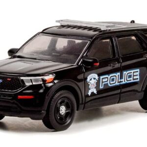 Greenlight 30350 Hot Pursuit - 2022 Police Interceptor Utility - Fishers Police Department, Fishers, Indiana (Hobby Exclusive) 1/64 Scale Diecast