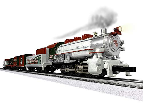 Lionel Winter Wonderland LionChief 0-8-0 Set with Bluetooth Capability, Electric O Gauge Train Set with Remote