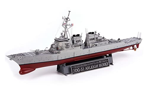 Academy Plastic Model 1/350 Scale USS Arleigh Burke DDG-51 Military Ship Kit #14406 Navy