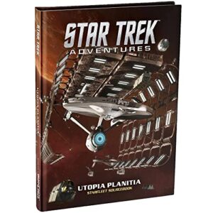 modiphius entertainment star trek adventures: utopia planitia starfleet sourcebook – hardcover expansion rpg book