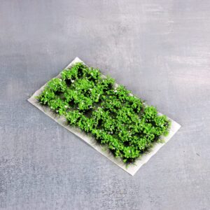 112 Pcs Miniature Colorful Flower Cluster Static Grass Model Artificial Plant for DIY Miniature Train Landscape Terrain Railway Scenery Decorations