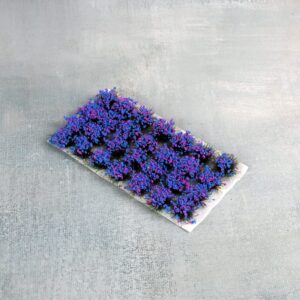 112 Pcs Miniature Colorful Flower Cluster Static Grass Model Artificial Plant for DIY Miniature Train Landscape Terrain Railway Scenery Decorations