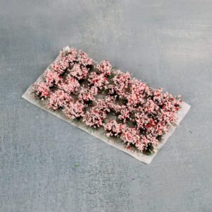 112 Pcs Miniature Colorful Flower Cluster Static Grass Model Artificial Plant for DIY Miniature Train Landscape Terrain Railway Scenery Decorations