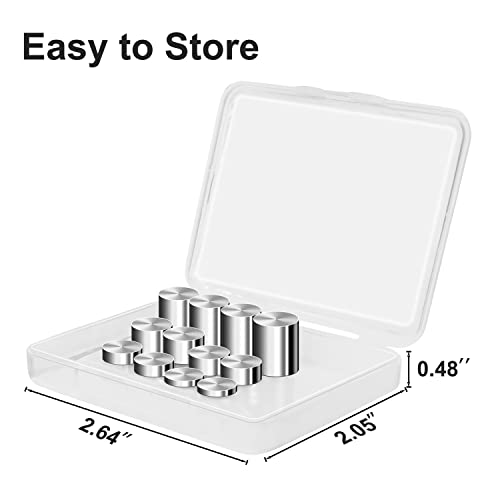 3.25oz. Weights Tungsten for Pinewood Derby Car, Incremental Cylinders Car Weights with 5 Different Sizes for Fastest Derby Car Speed