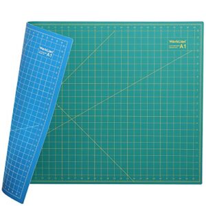 worklion 24″ x 36″ large self healing pvc cutting mat, double sided, gridded rotary cutting board for craft, fabric, quilting, sewing, scrapbooking – art project…