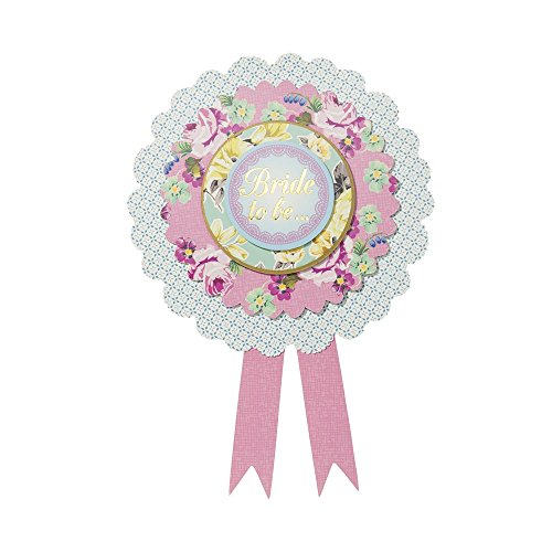 Talking Tables Truly Scrumptious Hen Rosette Badge, Multicolor