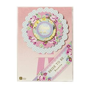 Talking Tables Truly Scrumptious Hen Rosette Badge, Multicolor