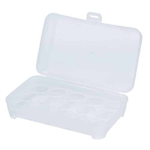 Simthread Storage Box/Organizer/Case Stackable Clear 10 Options for Holding Home Embroidery & Sewing Thread and Other Embroidery Sewing Crafts (Case for Holding 15 Spools)