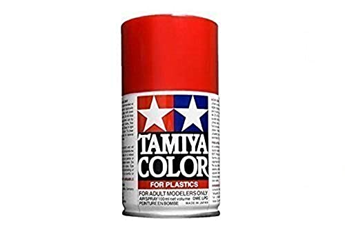 Tamiya America, Inc Lacquer Spray, TS-86 Brilliant Red, 100ml, TAM85086